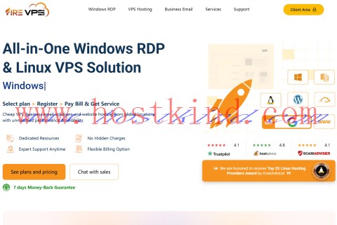FireVPS：洛杉矶vps，AMD EPYC@1核/1GB/10GB SSD/1TB@1Gbps带宽，$9.99/年插图