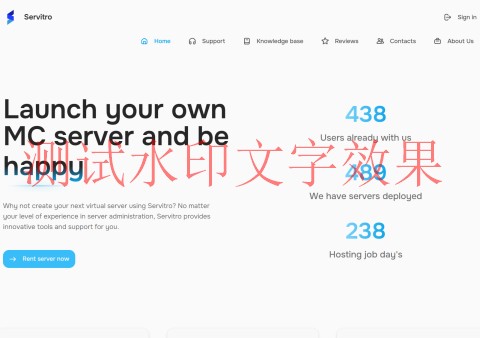 servitro：德国vps，1核/1GB/10GB NVMe/1TB@1Gbps，$12/年插图